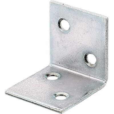 Alberts 847494 Squadretta di giunzione angolare zincato con procedimento Sendzimir 30 x 30 x 30 mm Set da 100 Alberts 847494 Squadretta di giunzione angolare zincato con procedimento Sendzimir 30 x 30 x 30 mm Set da 100