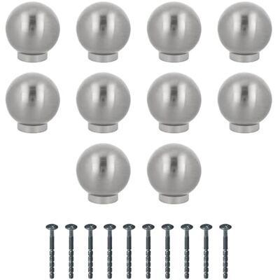 Amig Confezione da 10 Pomelli per mobili Diametro Ø24 mm Colore Nichel Spazzolato Realizzato in Zamak Maniglie per cassetti e armadi da cucina e bagno dallo stile moderno Mod. Amig Confezione da 10 Pomelli per mobili Diametro Ø24 mm Colore Nichel Spazzolato Realizzato in Zamak Maniglie per cassetti e armadi da cucina e bagno dallo stile moderno Mod.