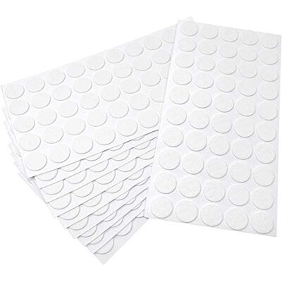 Adsamm ® / 500 x feltrini autoadesivi ultrasottili/Bianco/ø 20 mm/Rotondo/piedini per mobili in feltro extra fine da 1.5 mm di spessore/pad protettivi per arredi Adsamm ® / 500 x feltrini autoadesivi ultrasottili/Bianco/ø 20 mm/Rotondo/piedini per mobili in feltro extra fine da 1.5 mm di spessore/pad protettivi per arredi