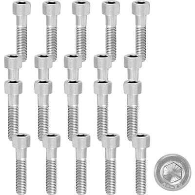cyclingcolors 20 viti cilindriche in acciaio inox A2 a esagono incassato, norma DIN 912, ISO 4762, filettatura metrica, M3 x 25 mm (lunghezza filettatura 18 mm) cyclingcolors 20 viti cilindriche in acciaio inox A2 a esagono incassato, norma DIN 912, ISO 4762, filettatura metrica, M3 x 25 mm (lunghezza filettatura 18 mm)