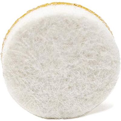Adsamm ® / 100 x feltrini autoadesivi ad alta densità / bianchi / Ø 20 mm / tondi / piedini in feltro extra compatto da 5.5 mm di spessore / pad protettivi per arredi ® Quality Adsamm ® / 100 x feltrini autoadesivi ad alta densità / bianchi / Ø 20 mm / tondi / piedini in feltro extra compatto da 5.5 mm di spessore / pad protettivi per arredi ® Quality