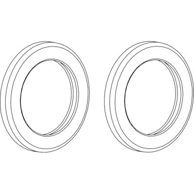 VITRIS Atrivant 80 Coppia di manopole rotonde, diametro 44 mm, in acciaio inox, autoadesive, 1 paio VITRIS Atrivant 80 Coppia di manopole rotonde, diametro 44 mm, in acciaio inox, autoadesive, 1 paio