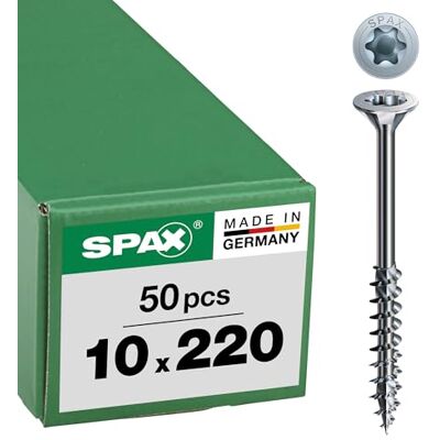 SPAX Viti per legno T-STAR plus, a testa svasata, filettatura parziale, 4CUT, WIROX A3J, SPAX Viti per legno T-STAR plus, a testa svasata, filettatura parziale, 4CUT, WIROX A3J,