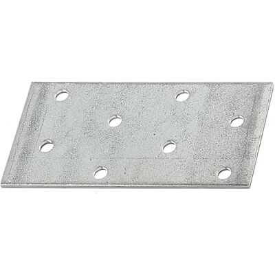 Alberts Connettore Piatto, Argento Alberts Connettore Piatto, Argento
