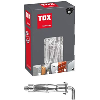 TOX Tassello a gancio metallo Pirat Skippi-L M6x65mm, 25 pz, 035101691 TOX Tassello a gancio metallo Pirat Skippi-L M6x65mm, 25 pz, 035101691