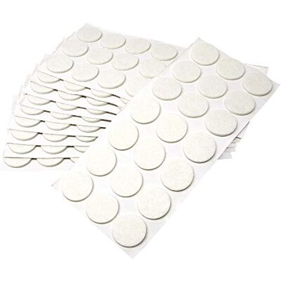 Adsamm ® / 210 x feltrini autoadesivi/Bianco/ø 30 mm/Rotondo/piedini per mobili in feltro da 3.5 mm di spessore/pad protettivi per arredi Adsamm ® / 210 x feltrini autoadesivi/Bianco/ø 30 mm/Rotondo/piedini per mobili in feltro da 3.5 mm di spessore/pad protettivi per arredi