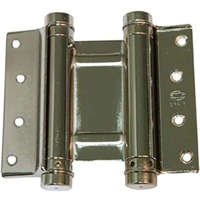 Amig – Cerniera a Doppia Azione – 100 x 126 mm – Bordi Quadrati – Con Regolazione della Forza di Chiusura – Tiene Saldamente le Porte d’Ingresso – Acciaio Argentato Amig – Cerniera a Doppia Azione – 100 x 126 mm – Bordi Quadrati – Con Regolazione della Forza di Chiusura – Tiene Saldamente le Porte d’Ingresso – Acciaio Argentato