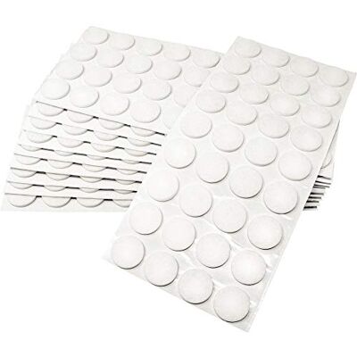Adsamm ® / 360 x feltrini autoadesivi/Bianco/ø 24 mm/Rotondo/piedini per mobili in feltro da 3.5 mm di spessore/pad protettivi per arredi Adsamm ® / 360 x feltrini autoadesivi/Bianco/ø 24 mm/Rotondo/piedini per mobili in feltro da 3.5 mm di spessore/pad protettivi per arredi