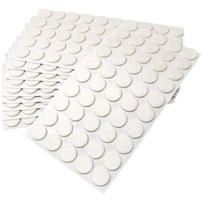 Adsamm ® / 500 x feltrini autoadesivi/Bianco/ø 20 mm/Rotondo/piedini per mobili in feltro da 3.5 mm di spessore/pad protettivi per arredi Adsamm ® / 500 x feltrini autoadesivi/Bianco/ø 20 mm/Rotondo/piedini per mobili in feltro da 3.5 mm di spessore/pad protettivi per arredi