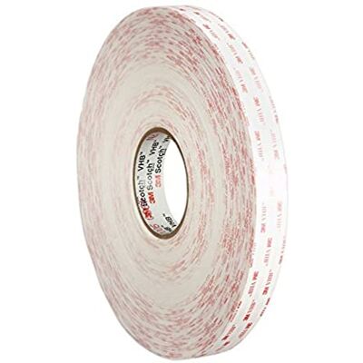 3M Nastro di Montaggio 4950 F, 25 mm X 33 m, 1.1 mm, 3 Pezzi, Bianco 3M Nastro di Montaggio 4950 F, 25 mm X 33 m, 1.1 mm, 3 Pezzi, Bianco