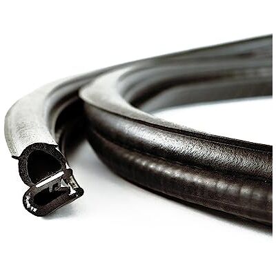 EUTRAS Edge protezione 5 m paraspifferi guarnizione in gomma m 1 pezzi nero EUTRAS Edge protezione 5 m paraspifferi guarnizione in gomma m 1 pezzi nero