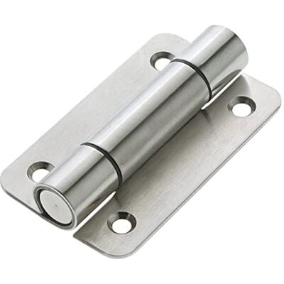 Amig Cerniera da sovrapporre 90 x 52 x 2 mm Senza molla Per pareti in legno Ideale per porte del bagno pubblico Acciaio inossidabile 18/8 argento opaco Amig Cerniera da sovrapporre 90 x 52 x 2 mm Senza molla Per pareti in legno Ideale per porte del bagno pubblico Acciaio inossidabile 18/8 argento opaco