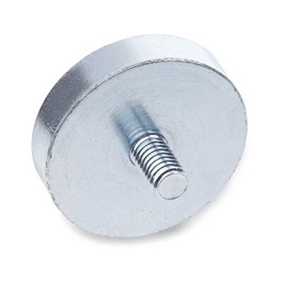 Ganter Normelemente Ganter Norm elementi HALTE Magnete con filettatura maschio – GN 50.3 Magnete Al Neodimio, Ferro, boro, argento, Ganter Normelemente Ganter Norm elementi HALTE Magnete con filettatura maschio – GN 50.3 Magnete Al Neodimio, Ferro, boro, argento,
