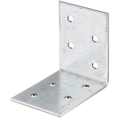 Alberts Connettore angolare zincato sendzimir, 50 x 50 x 40 mm, 150 pezzi Alberts Connettore angolare zincato sendzimir, 50 x 50 x 40 mm, 150 pezzi