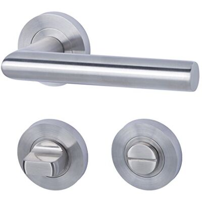 Alpertec Acciaio inox doha r per porte da bagno servizi maniglia della porta, Alpertec Acciaio inox doha r per porte da bagno servizi maniglia della porta,