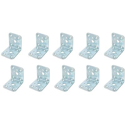 Amig Pacco da 10 Angoli Piani per Strutture in Legno Supporti Angolari a 90 gradi Squadrette di Montaggio Fissaggio per Mobili, Armadi o Tavoli Acciaio Colore Argento 60 x 50 x 2.2 mm Amig Pacco da 10 Angoli Piani per Strutture in Legno Supporti Angolari a 90 gradi Squadrette di Montaggio Fissaggio per Mobili, Armadi o Tavoli Acciaio Colore Argento 60 x 50 x 2.2 mm