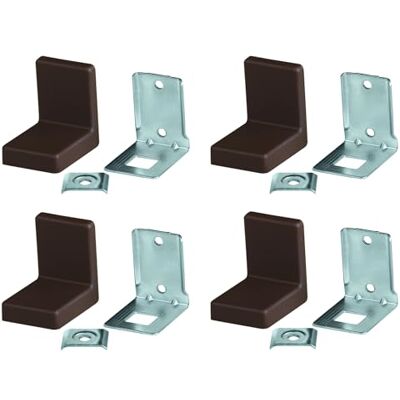 cyclingcolors 4x ferramenta staffa angolare di fissaggio in metallo con copertura plastica da avvitare 90 gradi supporto mobile rinforzo murale universale fissaggio ripiano 20 kg marrone scuro cyclingcolors 4x ferramenta staffa angolare di fissaggio in metallo con copertura plastica da avvitare 90 gradi supporto mobile rinforzo murale universale fissaggio ripiano 20 kg marrone scuro