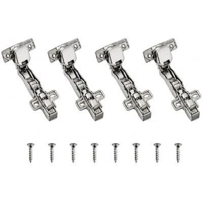 GTV Cerniera angolare HCKT 165° con chiusura ammortizzata, Clip-On, scodellino 35 mm, Nichel, 4 pezzi GTV Cerniera angolare HCKT 165° con chiusura ammortizzata, Clip-On, scodellino 35 mm, Nichel, 4 pezzi