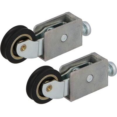 Amig Rullo per finestra scorrevole Set da 2 pezzi Dimensioni 55 x 20 mm Corpo metallico regolabile Cuscinetto a sfere Progettato per finestre scorrevoli Zamak zincato Mod. Amig Rullo per finestra scorrevole Set da 2 pezzi Dimensioni 55 x 20 mm Corpo metallico regolabile Cuscinetto a sfere Progettato per finestre scorrevoli Zamak zincato Mod.