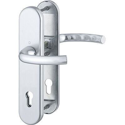 HOPPE Guarnizione di sicurezza TÔKYÔ-Ö-Norm distanza 88 mm, alluminio anodizzato argento, cilindro profilato per porta di spessore 67-72 mm, senza protezione nucleare, classe 3, 1 pezzo HOPPE Guarnizione di sicurezza TÔKYÔ-Ö-Norm distanza 88 mm, alluminio anodizzato argento, cilindro profilato per porta di spessore 67-72 mm, senza protezione nucleare, classe 3, 1 pezzo