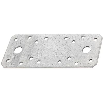 Alberts GAH- 339050 Set di 2 connettori piatti zincati a sendzimir 133 x 55 mm Alberts GAH- 339050 Set di 2 connettori piatti zincati a sendzimir 133 x 55 mm