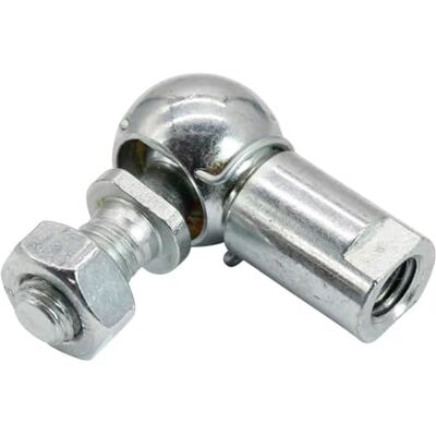 cyclingcolors Giunto Angolare Sferico Acciaio zincato DIN 71802 Fissaggio Universale Lunghezza 25mm M5 a Destra M6 a Destra Guarnizione Bombola del Gas Cuscinetto Stelo a Sfera Prigioniero filettato cyclingcolors Giunto Angolare Sferico Acciaio zincato DIN 71802 Fissaggio Universale Lunghezza 25mm M5 a Destra M6 a Destra Guarnizione Bombola del Gas Cuscinetto Stelo a Sfera Prigioniero filettato
