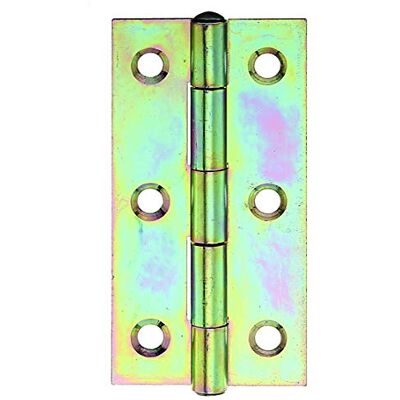 Alberts 849979 Cerniera stretta zincata gialla 70 x 35 mm Set da 20 Alberts 849979 Cerniera stretta zincata gialla 70 x 35 mm Set da 20