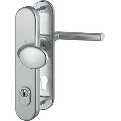 HOPPE di sicurezza Maniglia Stockholm – OE di Norma distanza 88 mm, a piastra lunga cilindro a profilo per porte dello spessore di 62 – 72 mm con Nucleo ANTISCASSO, classe 3, 1 pezzi, HOPPE di sicurezza Maniglia Stockholm – OE di Norma distanza 88 mm, a piastra lunga cilindro a profilo per porte dello spessore di 62 – 72 mm con Nucleo ANTISCASSO, classe 3, 1 pezzi,