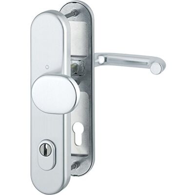 HOPPE di sicurezza Maniglia Paris – OE di Norma distanza 88 mm, a piastra lunga cilindro a profilo per porte dello spessore di 62 – 72 mm con Nucleo ANTISCASSO, classe 3, 1 pezzi, HOPPE di sicurezza Maniglia Paris – OE di Norma distanza 88 mm, a piastra lunga cilindro a profilo per porte dello spessore di 62 – 72 mm con Nucleo ANTISCASSO, classe 3, 1 pezzi,