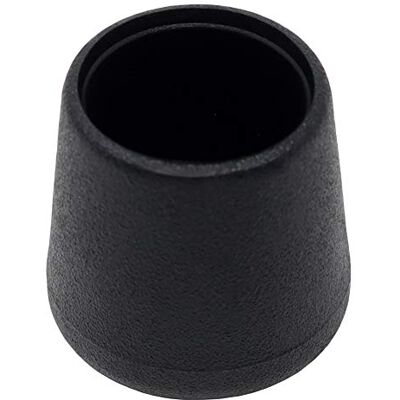 Adsamm ® / 32 x puntali avvolgenti esterni / neri / Ø 17 20 mm / tondi / piedini in PVC per gambe di mobili tonde / puntali protettivi per arredi ® Quality Adsamm ® / 32 x puntali avvolgenti esterni / neri / Ø 17 20 mm / tondi / piedini in PVC per gambe di mobili tonde / puntali protettivi per arredi ® Quality