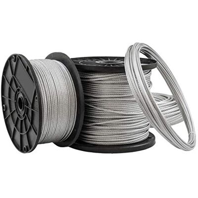 DQ-PP 500m fune acciaio 2mm zincato DIN 3055 6x7+FC DQ-PP 500m fune acciaio 2mm zincato DIN 3055 6x7+FC