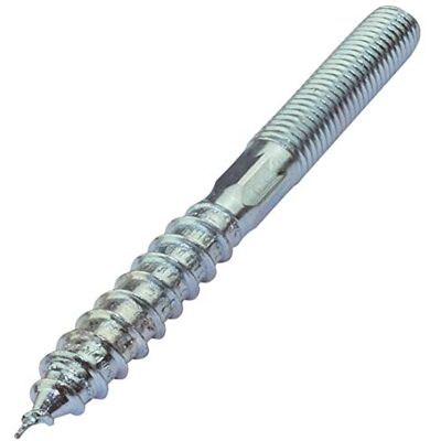 Aerzetix Set di 10 Viti a Doppio Filetto Prigioniero Punto Vite Metallo/Legno con o Senza Tasselli Ø12x120mm Acciaio Zincato Colore Argento C44765 Aerzetix Set di 10 Viti a Doppio Filetto Prigioniero Punto Vite Metallo/Legno con o Senza Tasselli Ø12x120mm Acciaio Zincato Colore Argento C44765