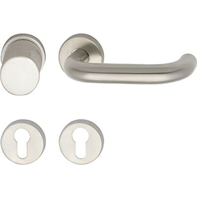 Set maniglie porte e finestre - Modello 1754/D6K - Acciaio inossidabile Set maniglie porte e finestre - Modello 1754/D6K - Acciaio inossidabile