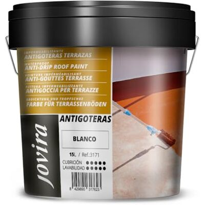 Jovira Pinturas - Impermeabilizante Antigoteras Terrazas - Bianco Jovira Pinturas - Impermeabilizante Antigoteras Terrazas - Bianco