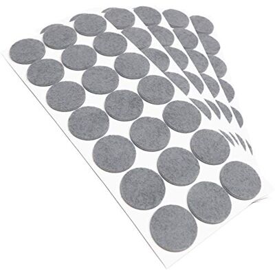 Adsamm ® / 105 x feltrini autoadesivi/Grigio/ø 30 mm/Rotondo/piedini per mobili in feltro da 3.5 mm di spessore/pad protettivi per arredi Adsamm ® / 105 x feltrini autoadesivi/Grigio/ø 30 mm/Rotondo/piedini per mobili in feltro da 3.5 mm di spessore/pad protettivi per arredi