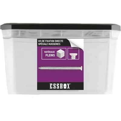 Scell-it Viti ESSBOX Calcestruzzo RAL9016 Ø 7,5 mm x 102 mm, confezione da 100 EX-91153975102 Scell-it Viti ESSBOX Calcestruzzo RAL9016 Ø 7,5 mm x 102 mm, confezione da 100 EX-91153975102