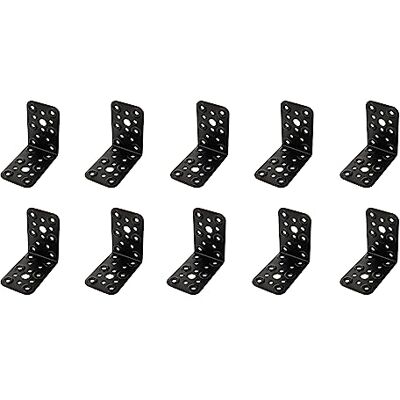 Amig Pacco da 10 Angoli Piani per Strutture in Legno Supporti Angolari a 90 gradi Squadrette di Montaggio Fissaggio per Mobili, Armadi o Tavoli Acciaio Colore Nero 80 x 50 x 2.2 mm Amig Pacco da 10 Angoli Piani per Strutture in Legno Supporti Angolari a 90 gradi Squadrette di Montaggio Fissaggio per Mobili, Armadi o Tavoli Acciaio Colore Nero 80 x 50 x 2.2 mm