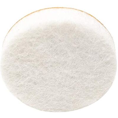 Adsamm ® / 100 x feltrini autoadesivi ad alta densità / bianchi / Ø 30 mm / tondi / piedini in feltro extra compatto da 5.5 mm di spessore / pad protettivi per arredi ® Quality Adsamm ® / 100 x feltrini autoadesivi ad alta densità / bianchi / Ø 30 mm / tondi / piedini in feltro extra compatto da 5.5 mm di spessore / pad protettivi per arredi ® Quality
