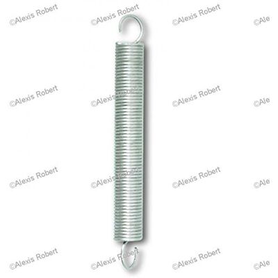 Chapuis , Set di 3 molle di tensione con ganci a molla in acciaio zincato, molle a doppio gancio, molle di trazione a spirale, diametro 0,9 mm, lunghezza 30 mm Chapuis , Set di 3 molle di tensione con ganci a molla in acciaio zincato, molle a doppio gancio, molle di trazione a spirale, diametro 0,9 mm, lunghezza 30 mm