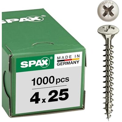 Viti Spax - Filettatura completa - 1000 pezzi Viti Spax - Filettatura completa - 1000 pezzi