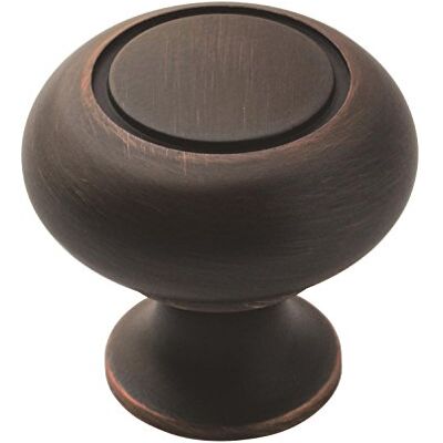 Amerock Manopola in bronzo lucidato, 1-1/4 Amerock Manopola in bronzo lucidato, 1-1/4