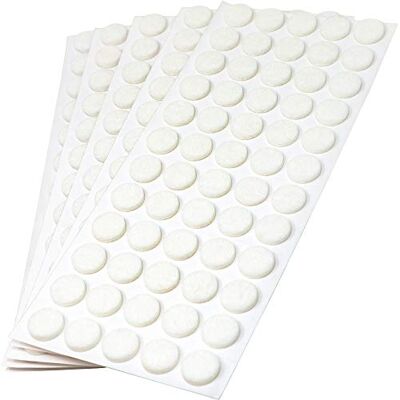 Adsamm ® / 300 x feltrini autoadesivi/Bianco/ø 14 mm/Rotondo/piedini per mobili in feltro da 3.5 mm di spessore/pad protettivi per arredi Adsamm ® / 300 x feltrini autoadesivi/Bianco/ø 14 mm/Rotondo/piedini per mobili in feltro da 3.5 mm di spessore/pad protettivi per arredi