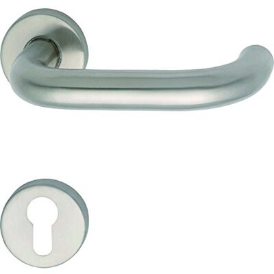 GRUNDMANN 1754D70M FH Maniglia per Maniglia su Rosetta PZ per Porte Antincendio Porta ÖNORM VK 8,5, Acciaio Inossidabile, Argento GRUNDMANN 1754D70M FH Maniglia per Maniglia su Rosetta PZ per Porte Antincendio Porta ÖNORM VK 8,5, Acciaio Inossidabile, Argento