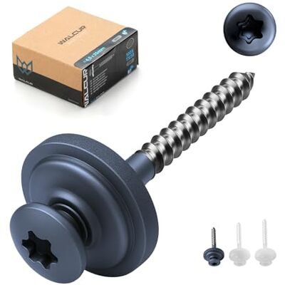 GeZu Impex Walcur Viti Spengler ø 4.5 x 25 mm 100 Acciaio Inox Autoperforanti per Terrazze 100 Pezzi Viti per Tetti a Tenuta Stagna con Rondelle in Gomma Antracite Grigie GeZu Impex Walcur Viti Spengler ø 4.5 x 25 mm 100 Acciaio Inox Autoperforanti per Terrazze 100 Pezzi Viti per Tetti a Tenuta Stagna con Rondelle in Gomma Antracite Grigie