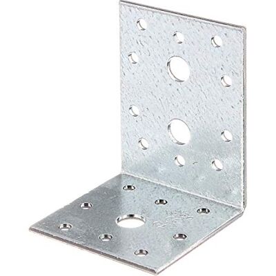 Alberts 866839 Squadretta di giunzione zincata con procedimento Sendzimir 60 x 80 x 60 mm Set da 50 Alberts 866839 Squadretta di giunzione zincata con procedimento Sendzimir 60 x 80 x 60 mm Set da 50