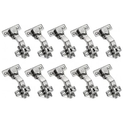 GTV Cerniera angolare KT 135°, Slide-On, scodellino 35 mm, Nichel, 10 pezzi KT 135° 10 pezzi GTV Cerniera angolare KT 135°, Slide-On, scodellino 35 mm, Nichel, 10 pezzi KT 135° 10 pezzi