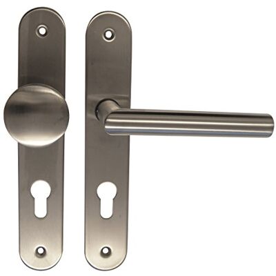Alpertec Porta in acciaio inox Martina LS per casa un corridoio porte DIN sinistra con bottone automatico set PZ maniglia porta guarnizioni, Alpertec Porta in acciaio inox Martina LS per casa un corridoio porte DIN sinistra con bottone automatico set PZ maniglia porta guarnizioni,