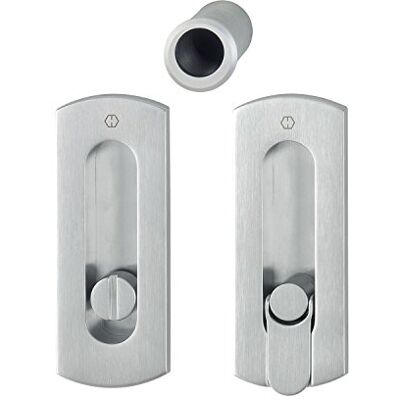 Hoppe M463 Maniglie in Ottone per Porte e Finestre - Set WC Hoppe M463 Maniglie in Ottone per Porte e Finestre - Set WC
