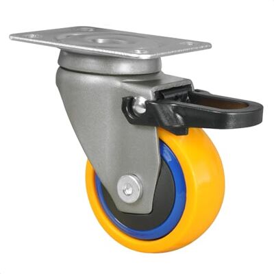 WAGNER Design 3C Ruota girevole/ruota di trasporto/ruota per mobili multicolore, battistrada morbido, diametro Ø 50 mm, freno totale, cuscinetto a sfere, portata 50 kg WAGNER Design 3C Ruota girevole/ruota di trasporto/ruota per mobili multicolore, battistrada morbido, diametro Ø 50 mm, freno totale, cuscinetto a sfere, portata 50 kg