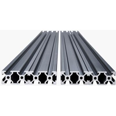 VEVOR 5 Pezzi 2040 Guida Lineare con Scanalatura a T, Realizzate in Lega di Alluminio, Guida Lineare Anodizzata Estruso ad Alta Resistenza per Stampante, Incisione Laser, Nero 2000 mm VEVOR 5 Pezzi 2040 Guida Lineare con Scanalatura a T, Realizzate in Lega di Alluminio, Guida Lineare Anodizzata Estruso ad Alta Resistenza per Stampante, Incisione Laser, Nero 2000 mm